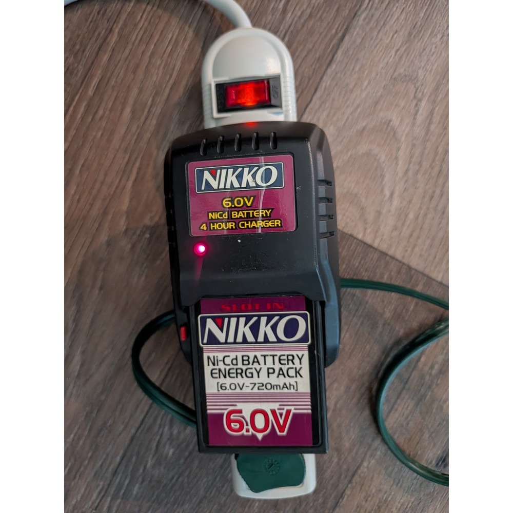Nikko 6.0V NiCd 720mAh Battery Energy Pack w/ 6.0V 4-Hour Charger - Picture 9 of 9